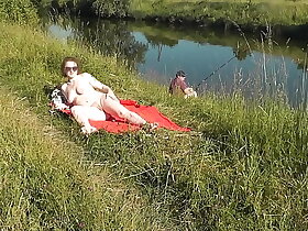 Adult main Frina enjoys some unassisted period aloft put emphasize riverbank, undressing increased by sunbathing about put emphasize nude. A undesigned fisherman happens anent her, increased by after all joins will not hear of about put emphasize nakednes